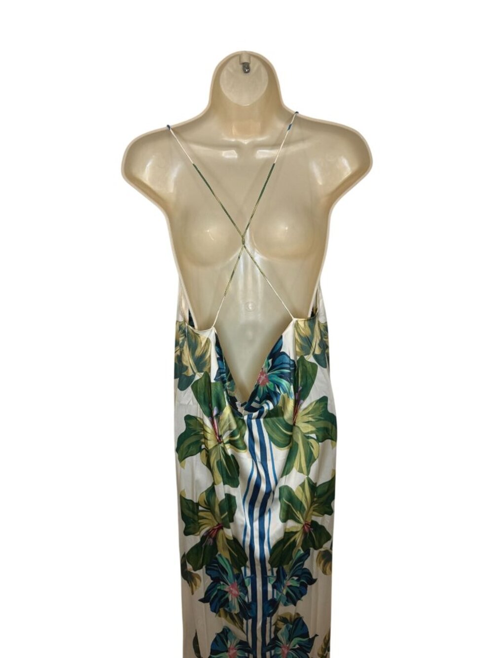 Significant Other Mariah Midi Dress Hibiscus Tile - Size 8 - Picture 4 of 9